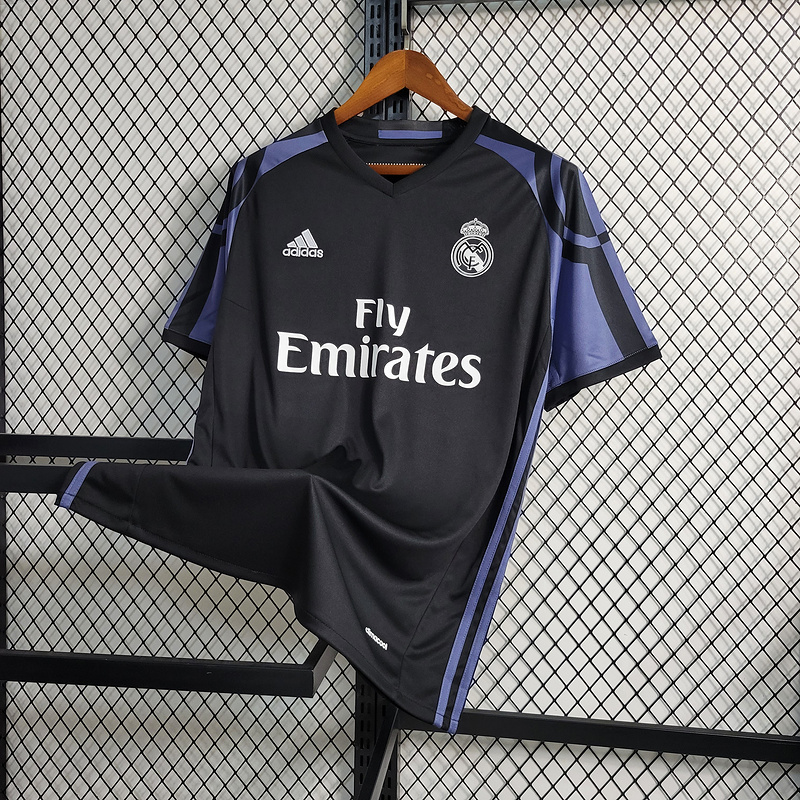 Retro 16-17 Real Madrid Second Away Game S-XXL