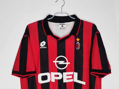 95/96 AC Milan home retro version S-XXL