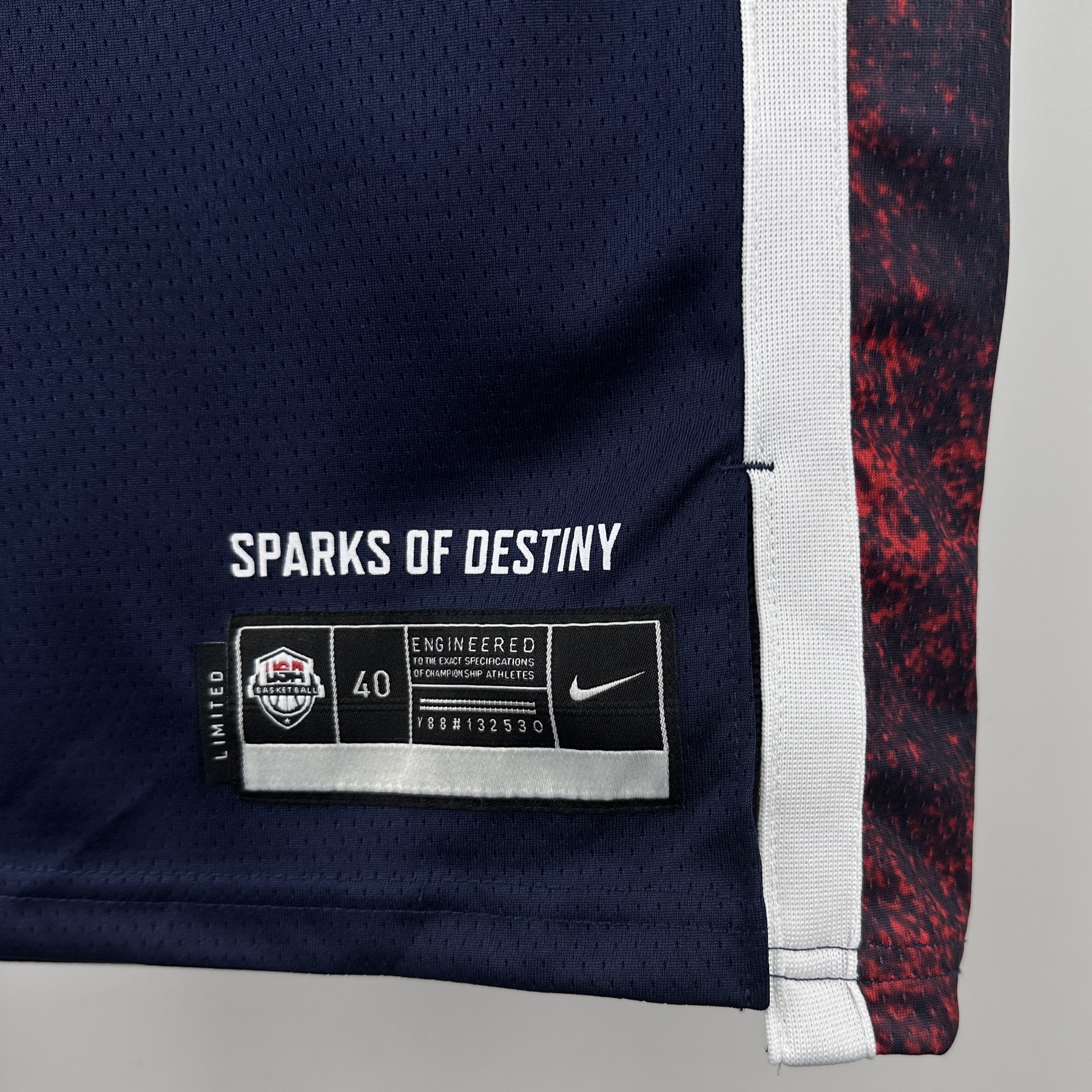 2024 Olympic Games USA America Top hot-pressing navy blue S-XXL 