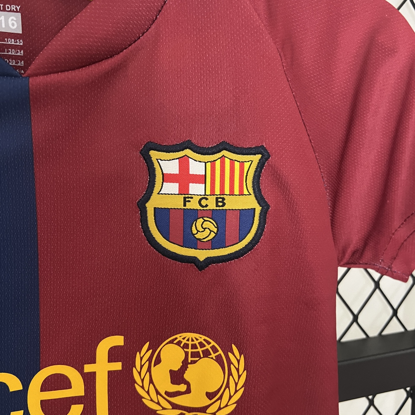 Retro Kids 08/09 Barcelona home Laliga size:16-28