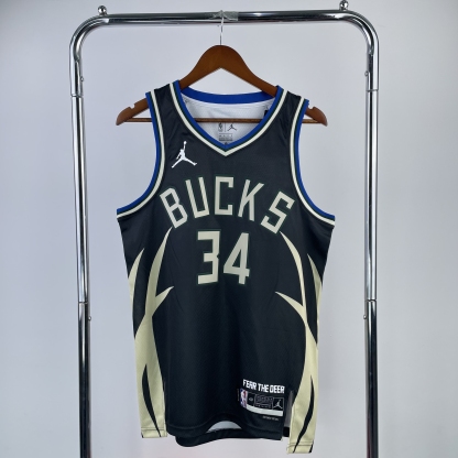 2023 NBA Milwaukee Bucks green version S-XXL
