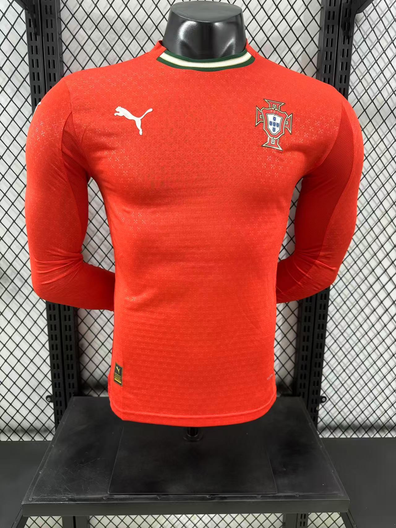 25/26 Portugal home long sleeve player version S-XXL