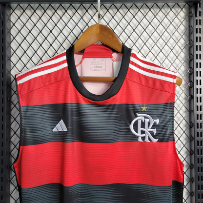 23-24 Flamengo Home Tank Top Size S-4XL