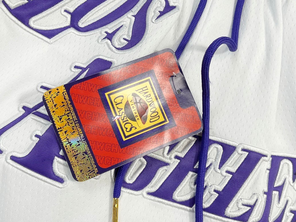 Lakers embroidered basketball shorts