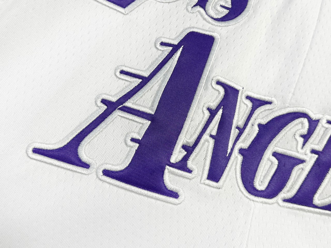 Lakers embroidered basketball shorts