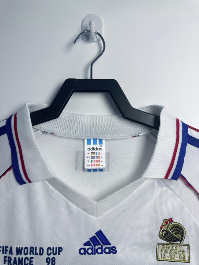 1998 France away long sleeve final retro version S-XXL
