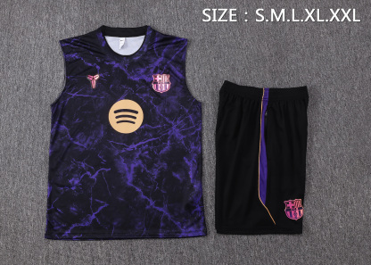 26/27 Barcelona purple vest training suit S-XXL