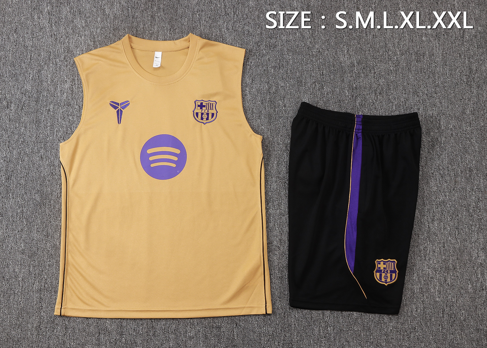 26/27 Barcelona golden vest training suit S-XXL