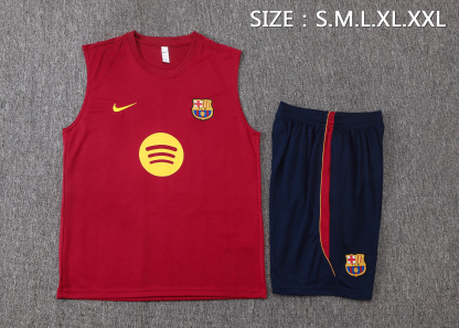 26/27 Barcelona red vest training suit S-XXL