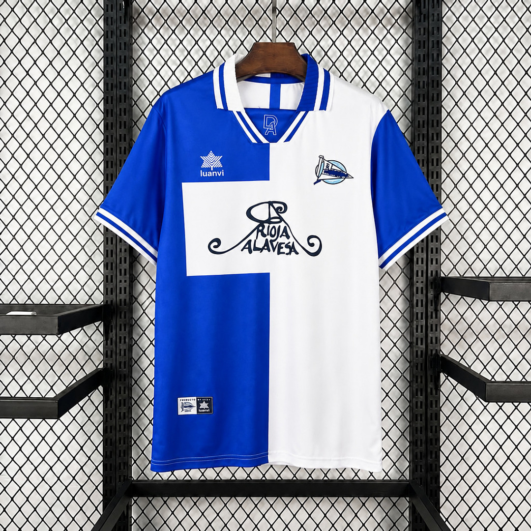 00/01 Deportivo Alaves home retro version S-XXL