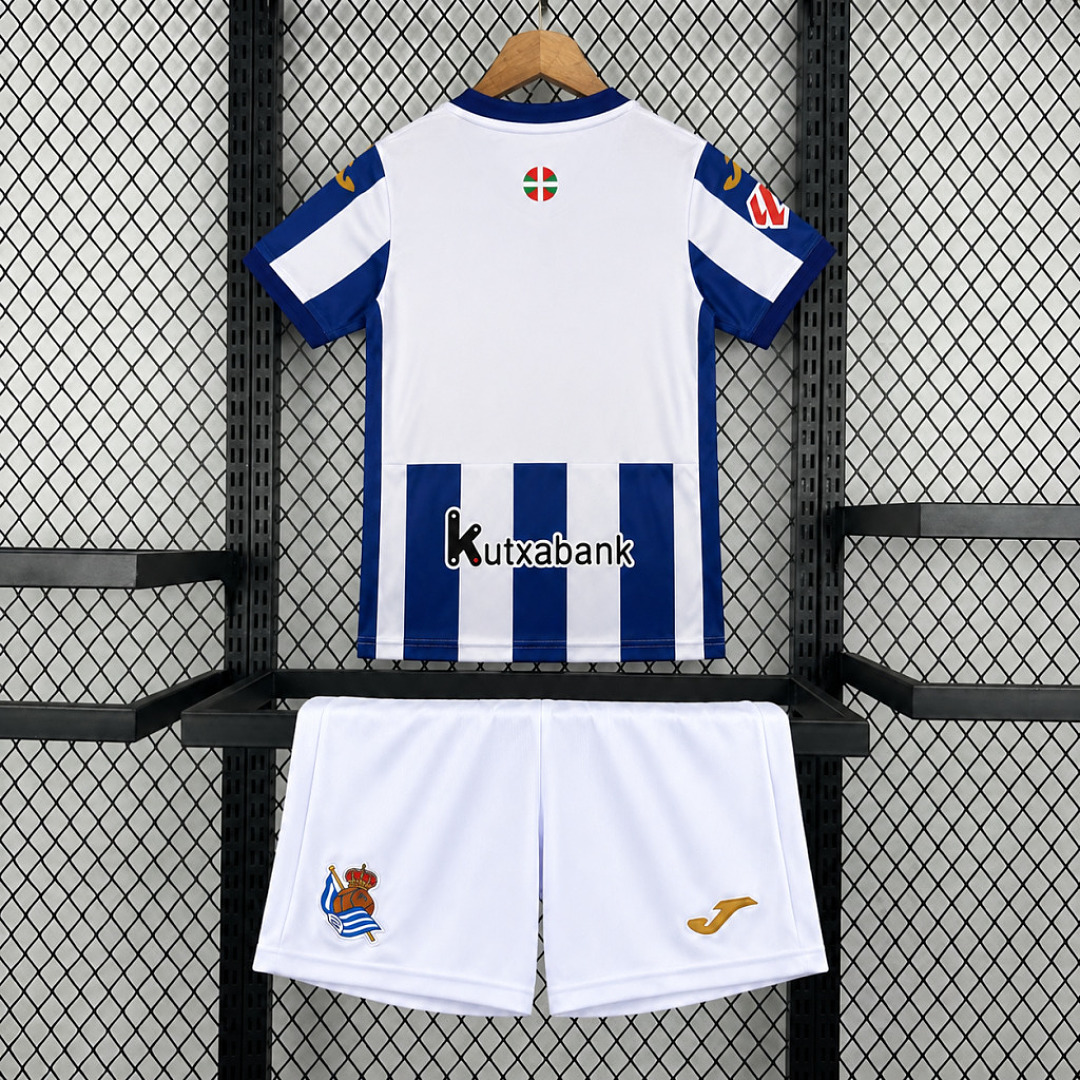 26/27 Real Sociedad home kids version size 16-28
