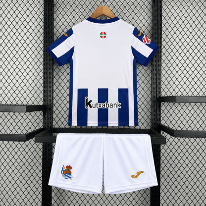 26/27 Real Sociedad home kids version size 16-28