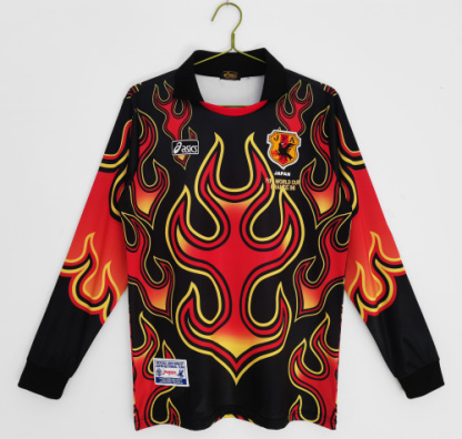 1998 Japan goalkeeper fire long sleeve retro version S-XXL
