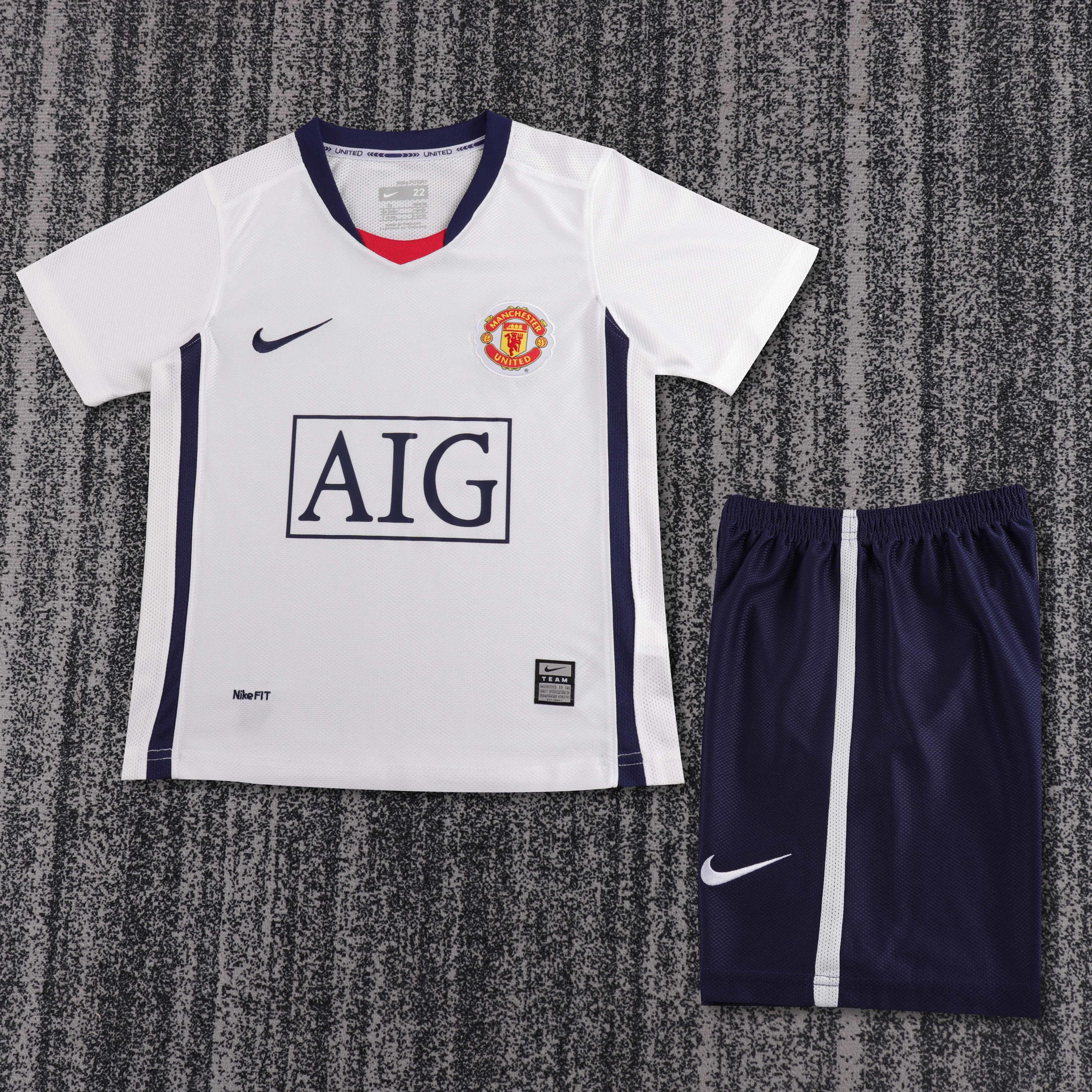08/09 Manchester United away EPL retro kids version size 16-28