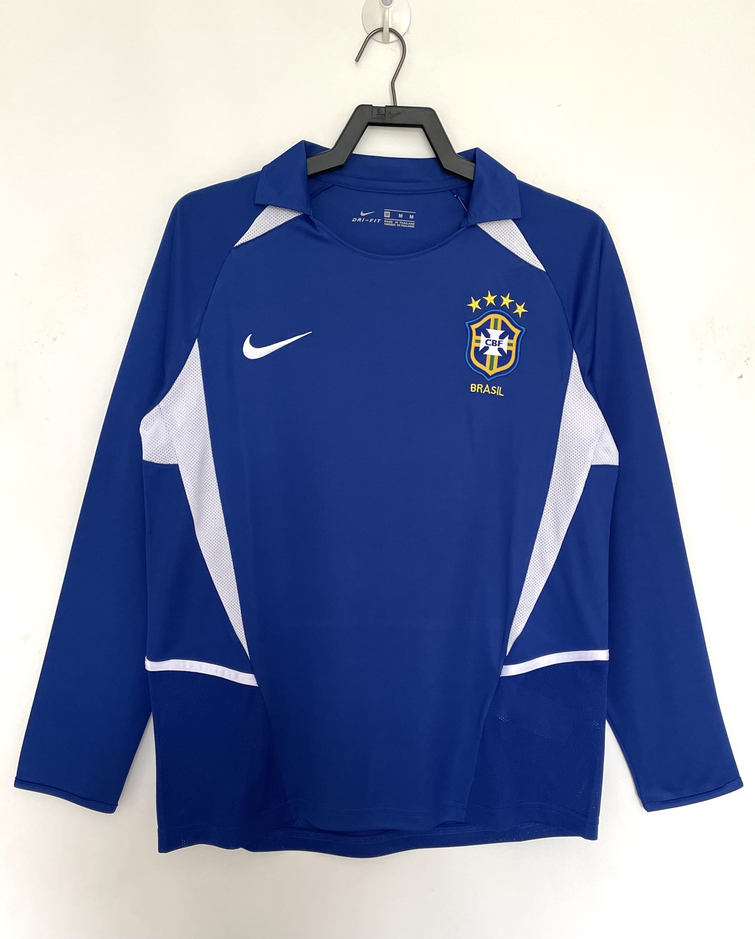 Retro 2002 Brazil away long sleeve S-XXL