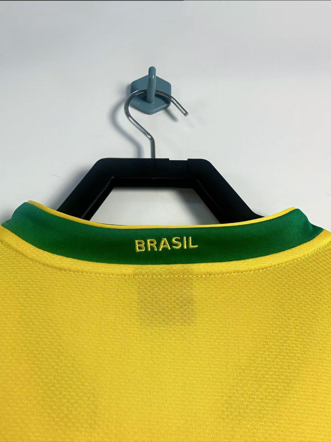 Retro 2006 Brazil home long sleeve S-XXL