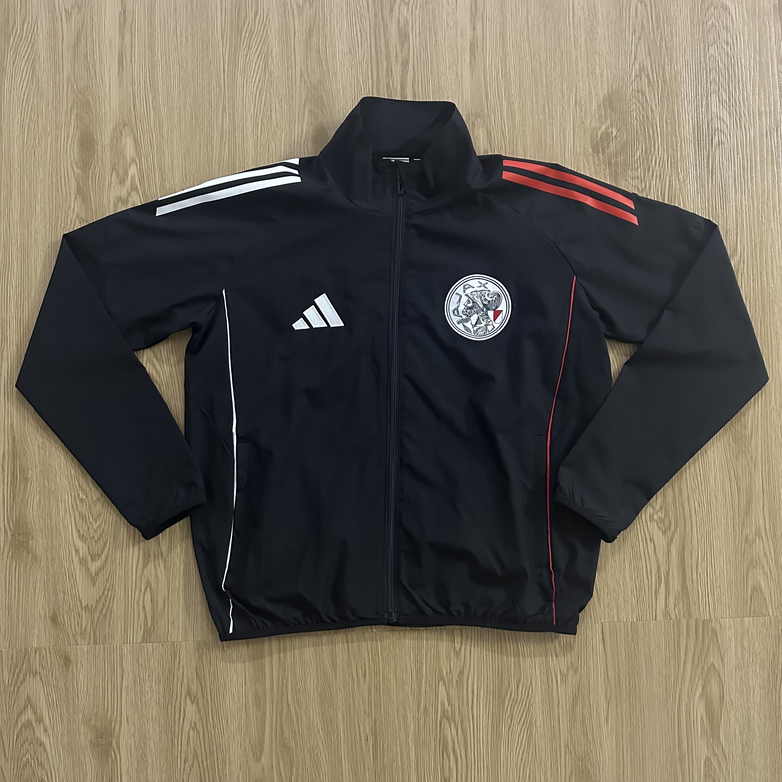 25/26 Windbreaker AJAX training Black Waterproof version S-XXL