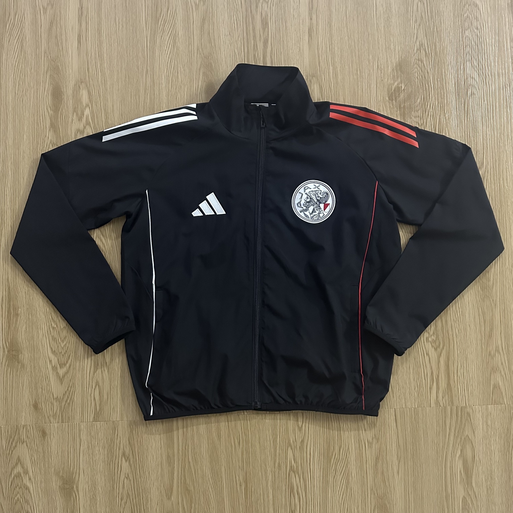 25/26 Windbreaker AJAX training Black Waterproof version S-XXL