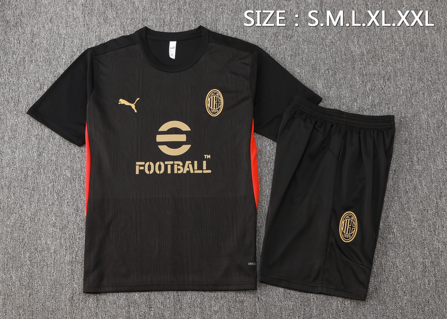 24/25 AC Milan training black set fan version S-XXL