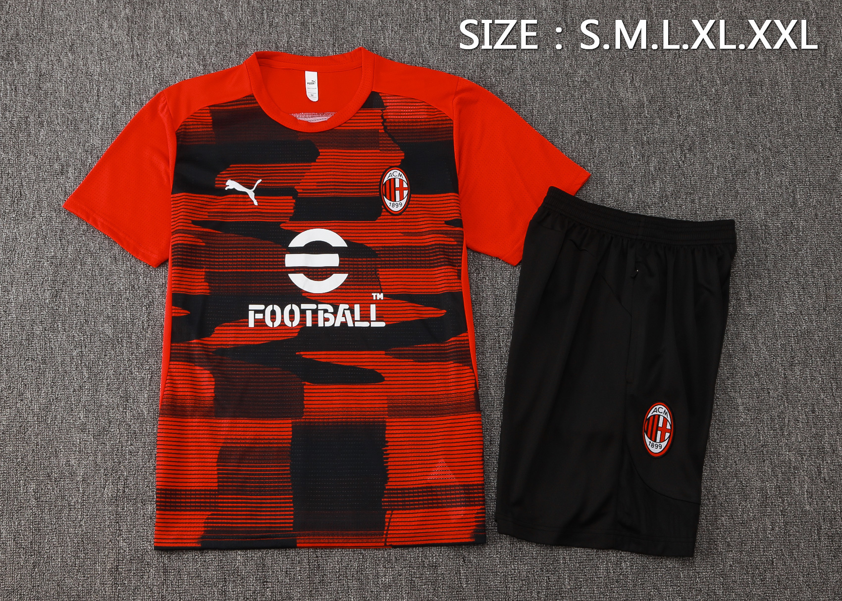 24/25 AC Milan training red set fan version S-XXL