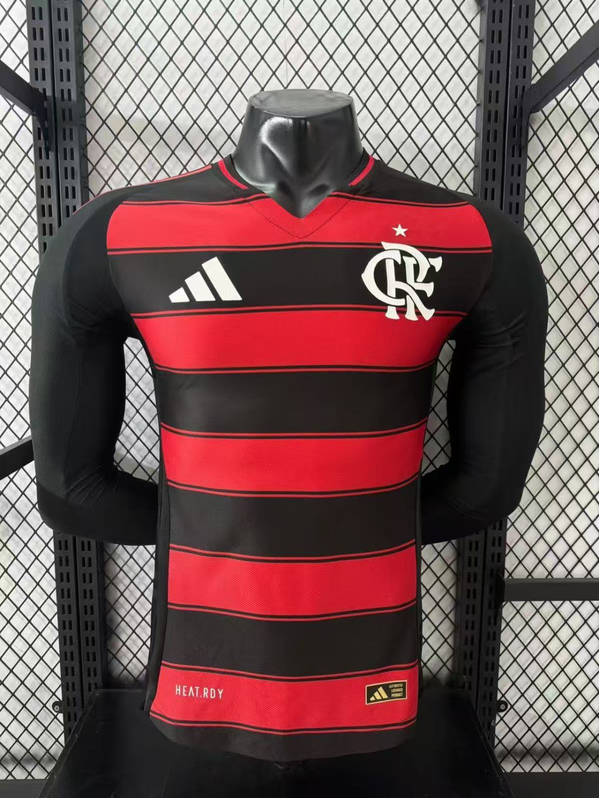 25/26 Flamengo home long sleeve player version size S-4XL