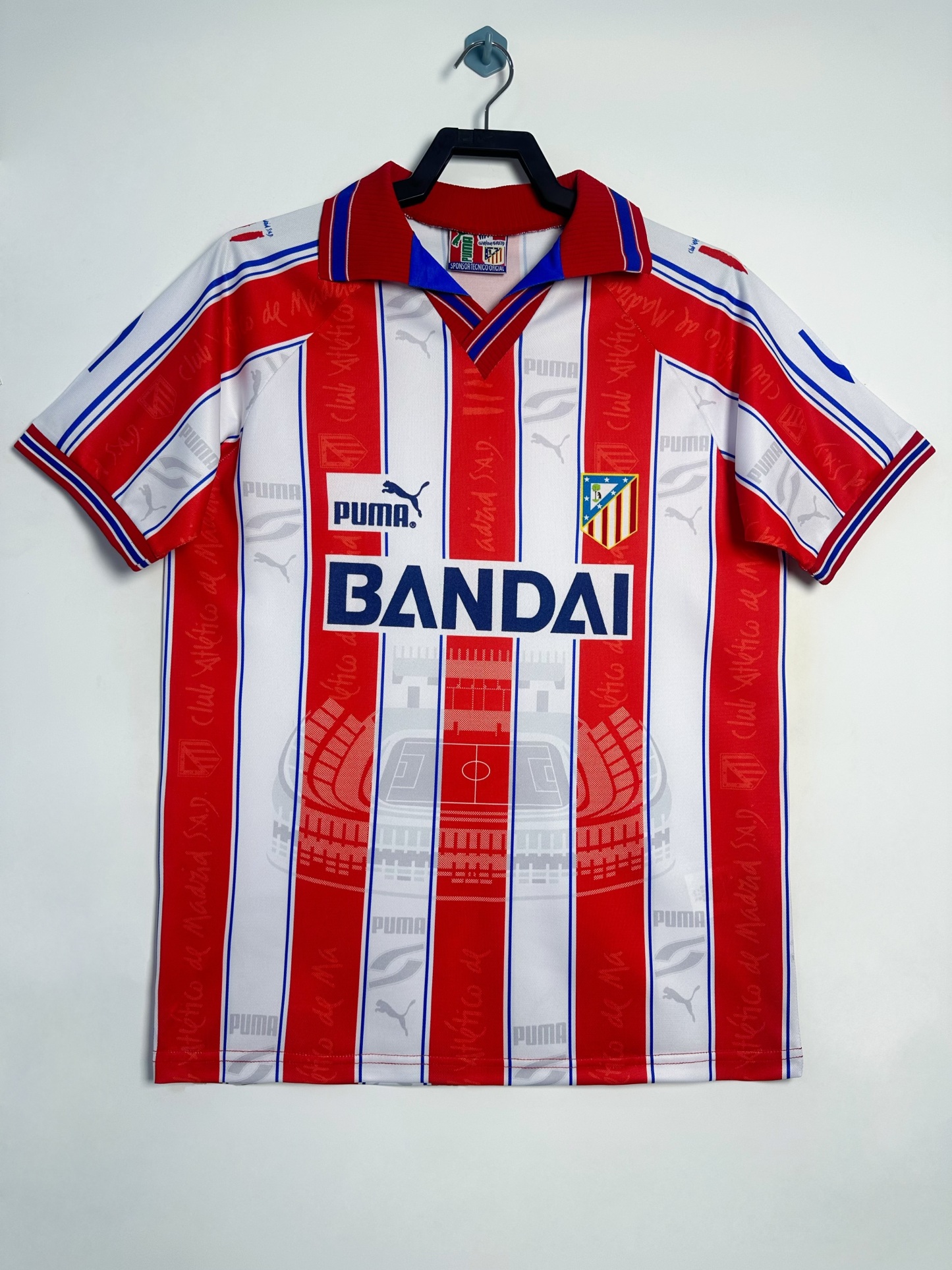 Retro 96/97 Atletico de Madrid home Jersey  S-XXL