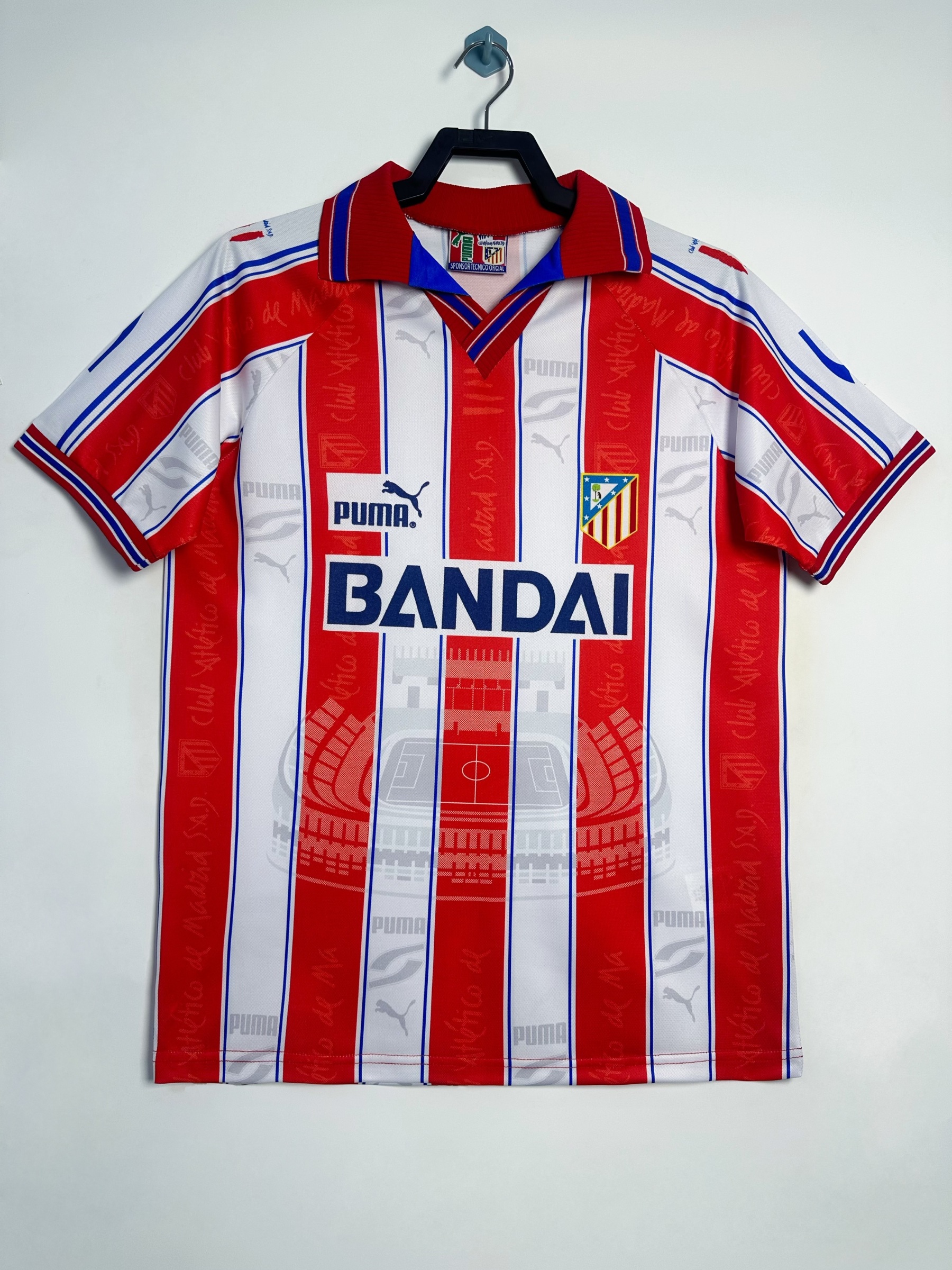 Retro 96/97 Atletico de Madrid home Jersey  S-XXL
