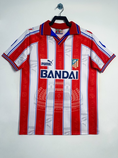 Retro 96/97 Atletico de Madrid home Jersey  S-XXL