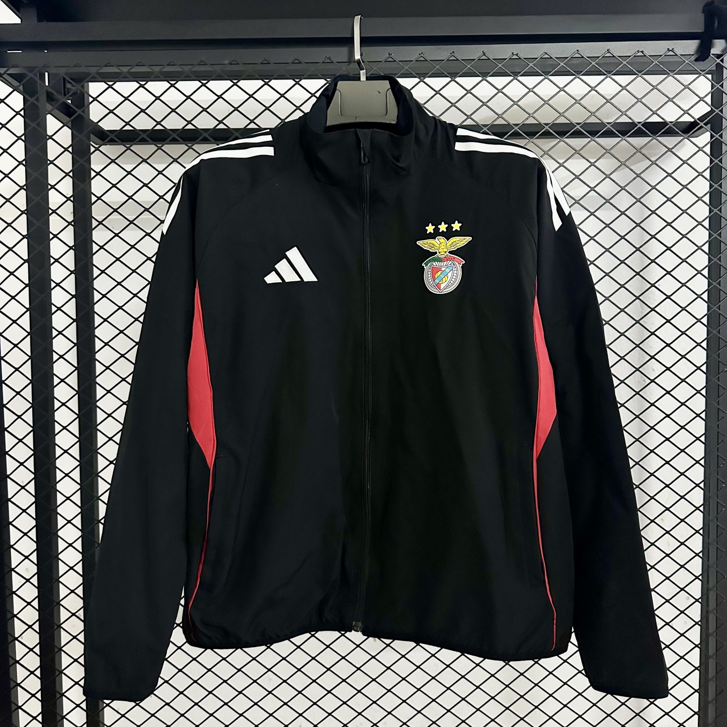 25/26 Windbreaker Benfica training black Waterproof thickened version S-XXL