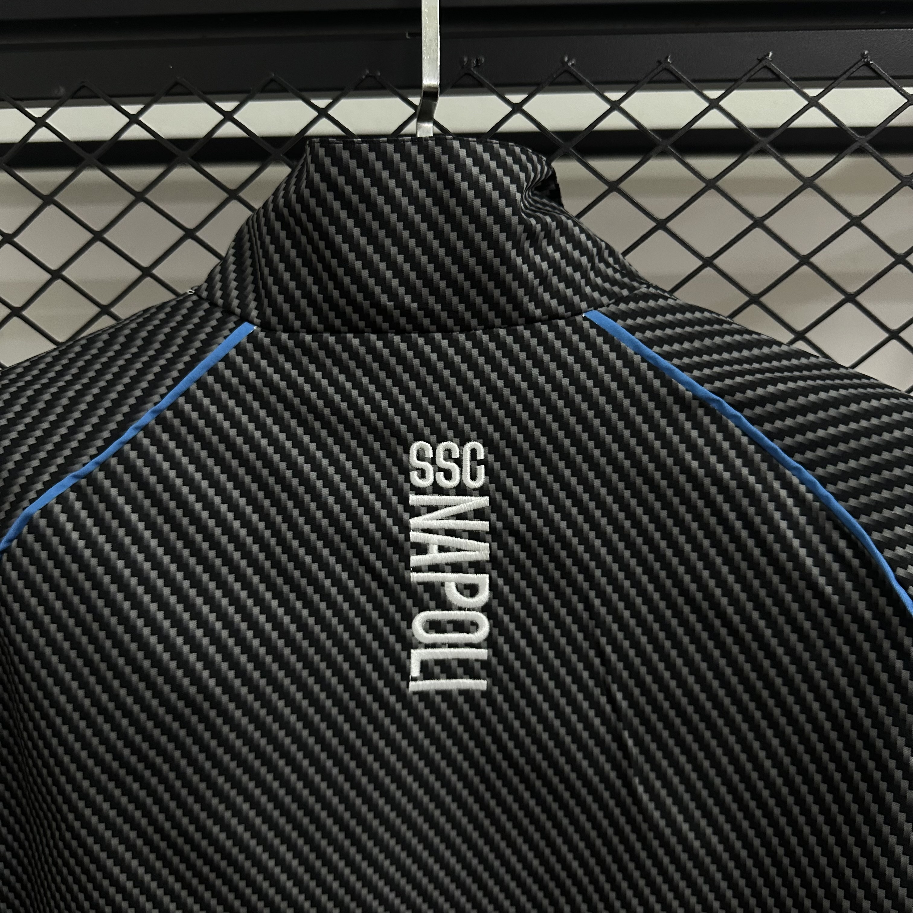 25/26 Windbreaker Napoli training black Waterproof thickened version S-XXL