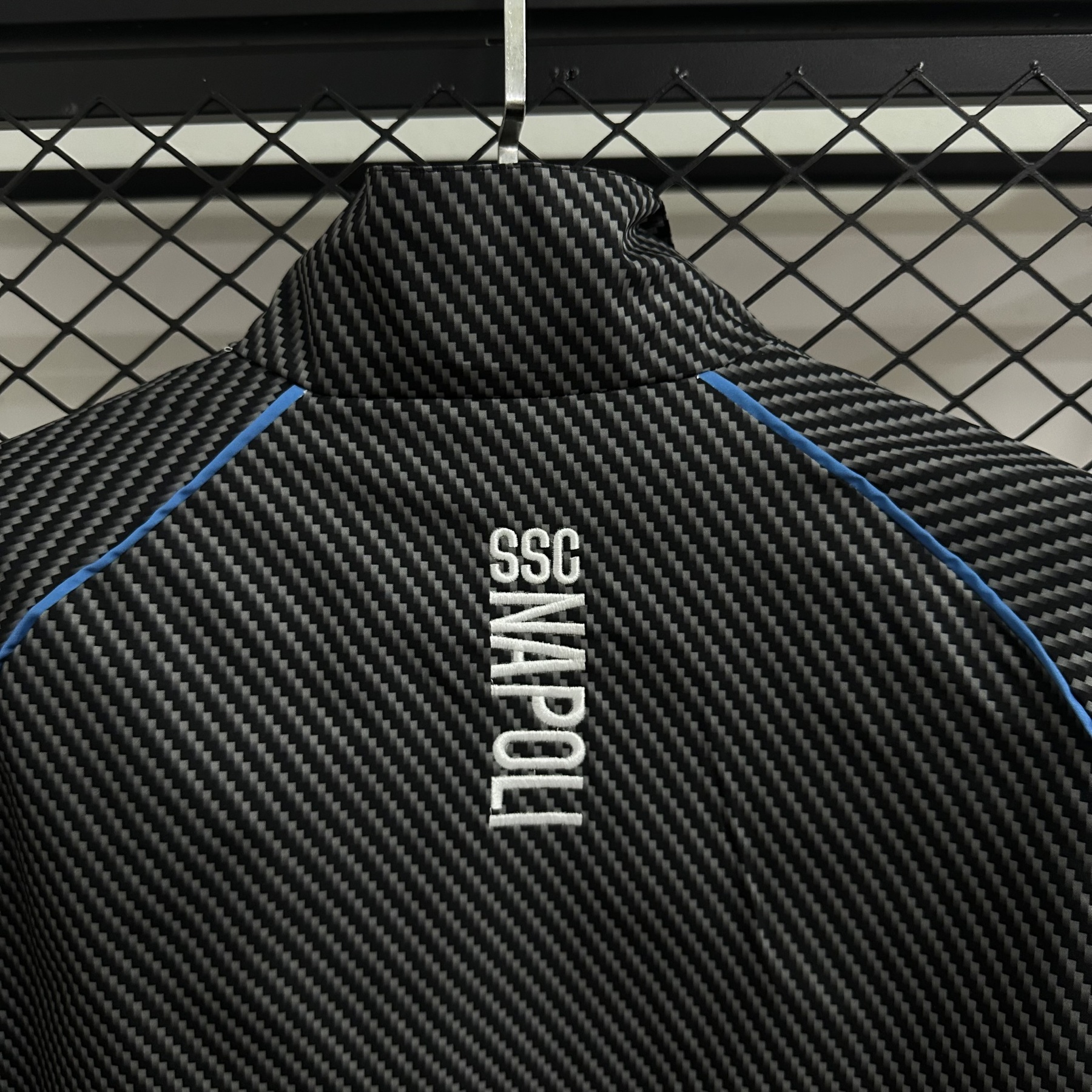 25/26 Windbreaker Napoli training black Waterproof thickened version S-XXL