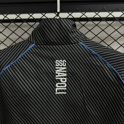 25/26 Windbreaker Napoli training black Waterproof thickened version S-XXL