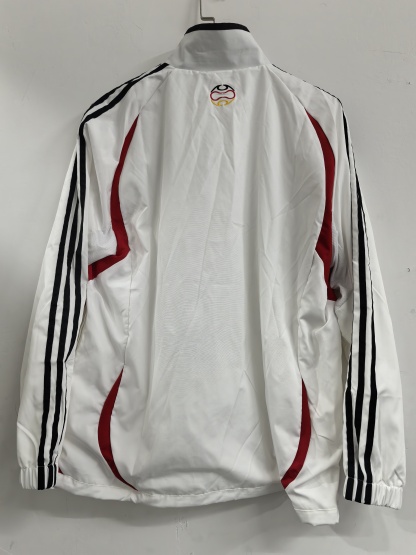 06/07 retro Windbreaker Germany training white Waterproof thickened version S-XXL