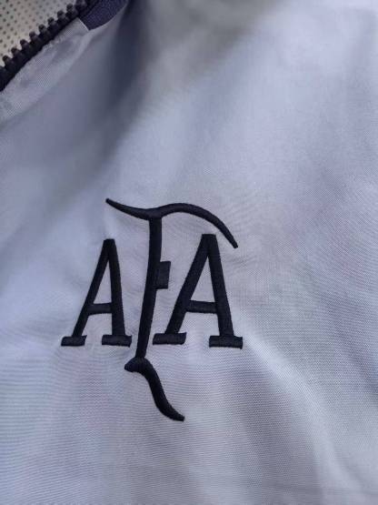 retro Windbreaker Argentina training blue Waterproof thickened version S-XXL