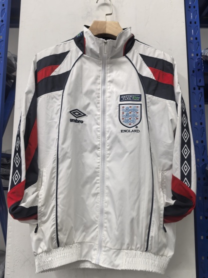 retro Windbreaker England training white Waterproof thickened version S-XXL