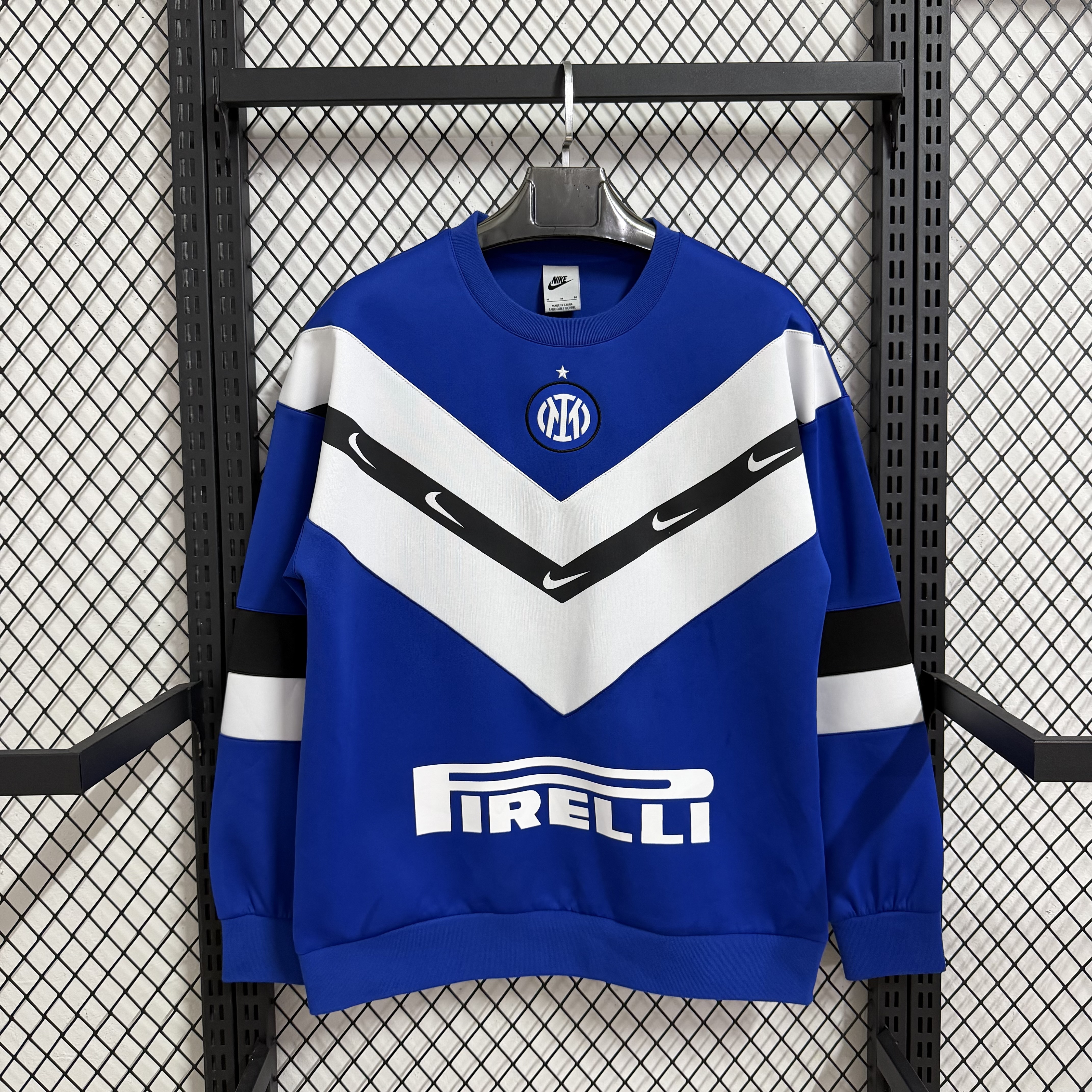 2026 Inter Milan blue long sleeve thickened Hoodie S-4XL