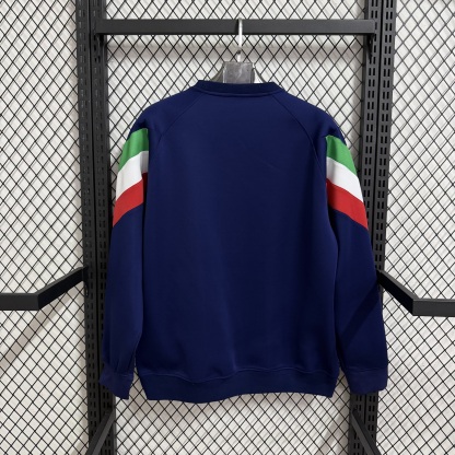 2026 Italy blue long sleeve thickened Hoodie S-4XL