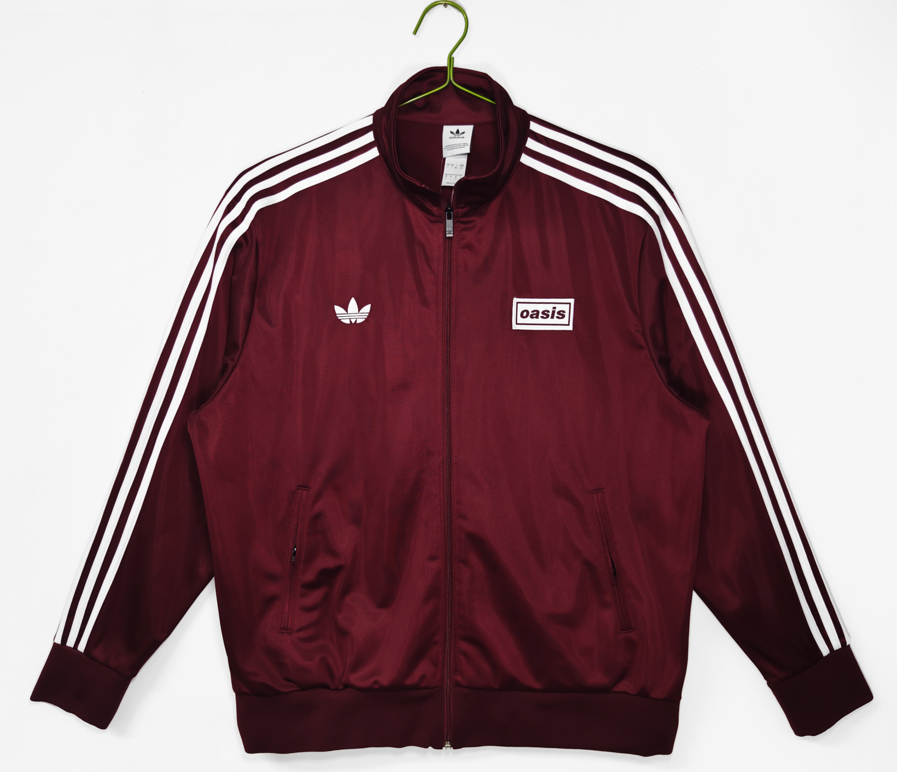 2026 adidas x Oasis roving flamingos red Windbreaker S-XXL
