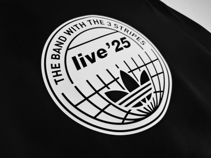 2026 adidas x Oasis roving flamingos black Windbreaker S-XXL