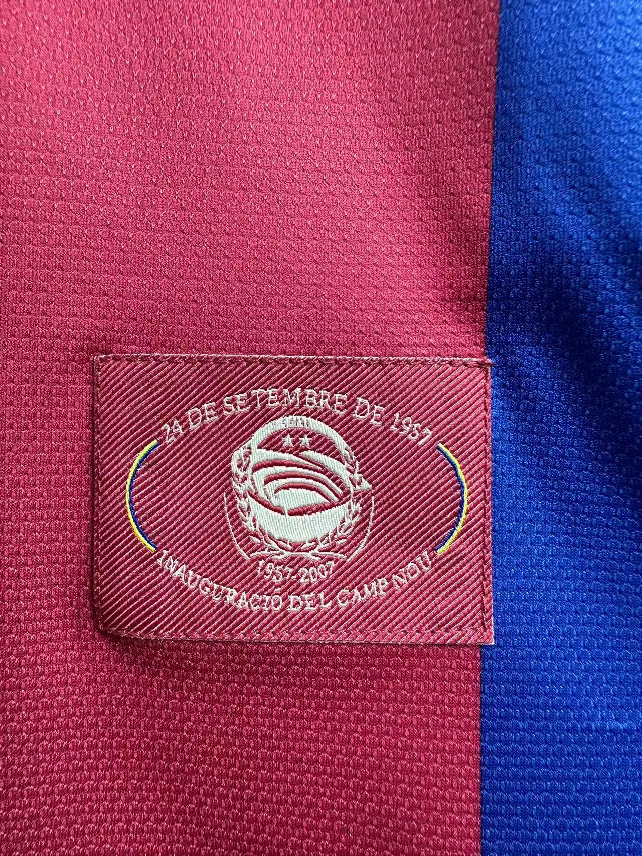 Retro 07/08 Barcelona long sleeve Home Size S-XXL