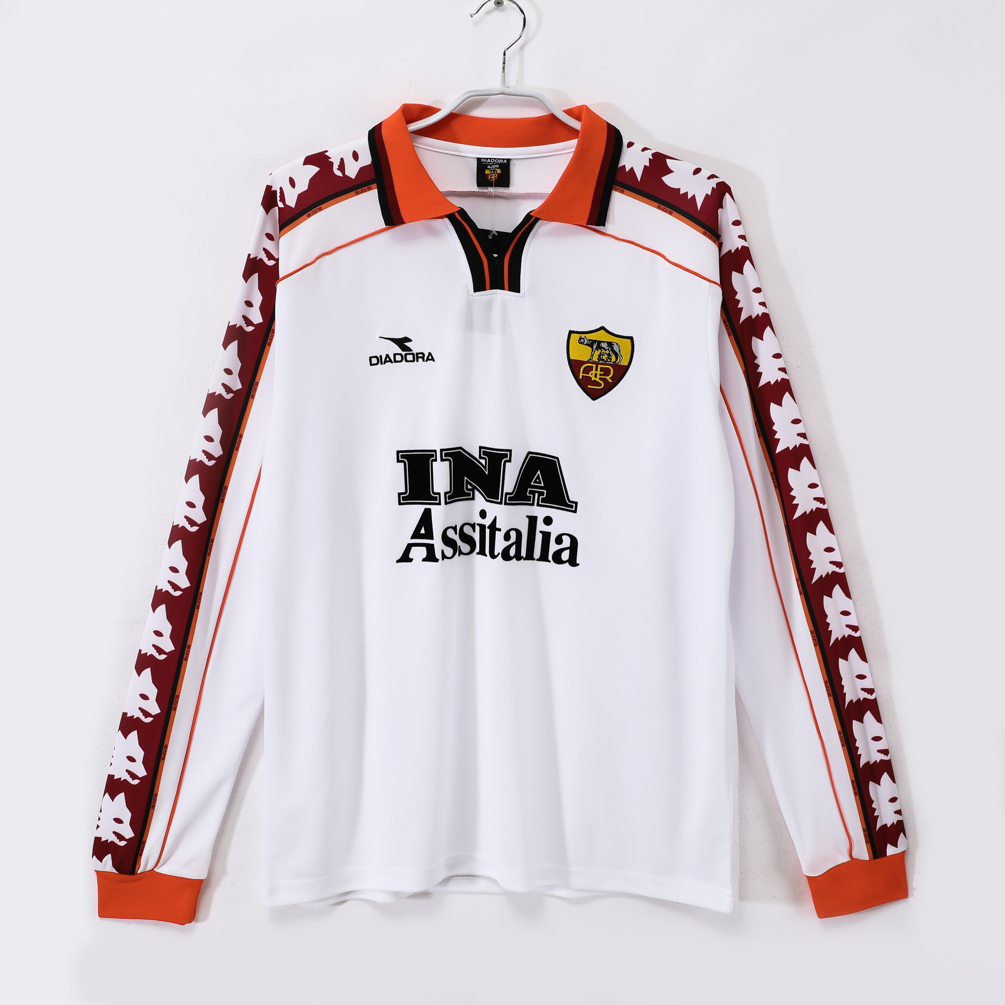 98/99 Roma away long sleeve retro version S-XXL