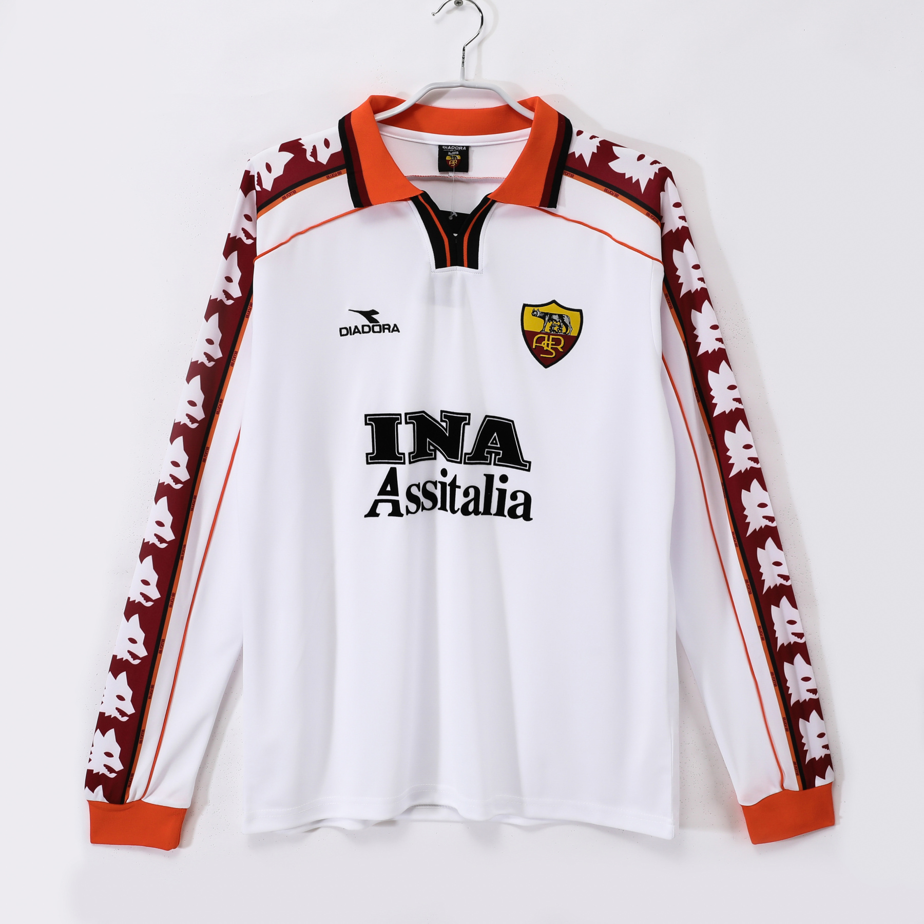 98/99 Roma away long sleeve retro version S-XXL