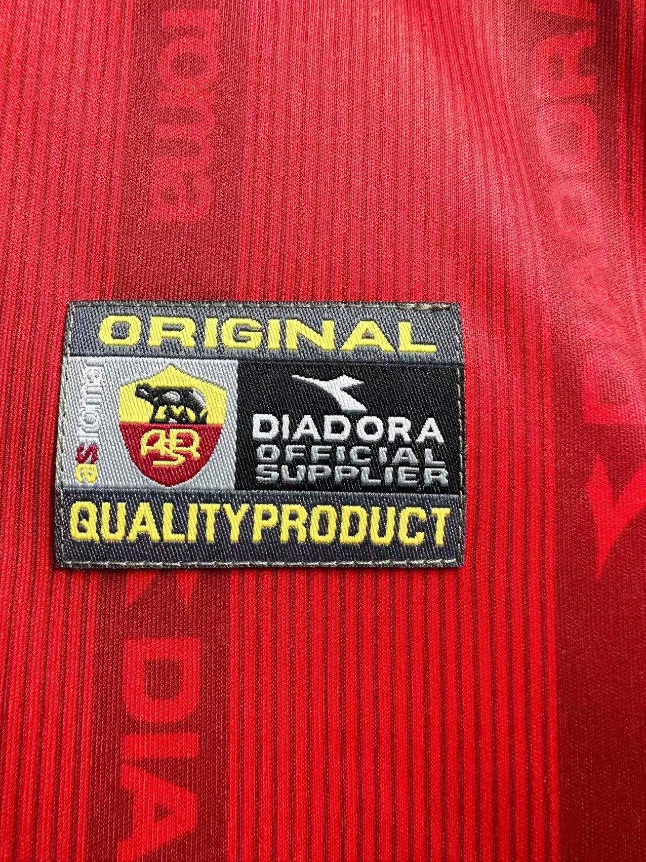 99/00 Roma home long sleeve retro version S-XXL