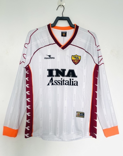 99/00 Roma away long sleeve retro version S-XXL