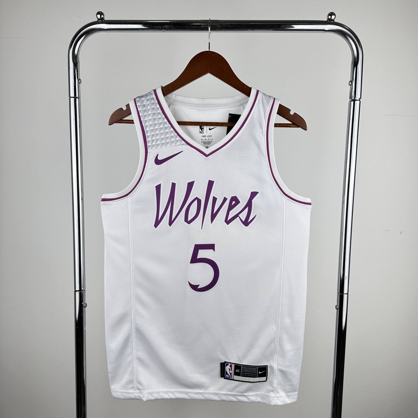 NBA Minnesota Timberwolves White-Purple version S-XXL