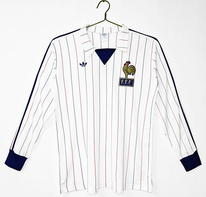 1980/82 France away long sleeve retro S-XXL