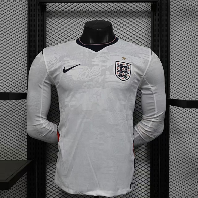 2026 England home long sleeve player version S-XXL