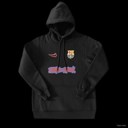 25/26 Barcelona Black Cactus Jack Hoodie -7 Colors S-XXL