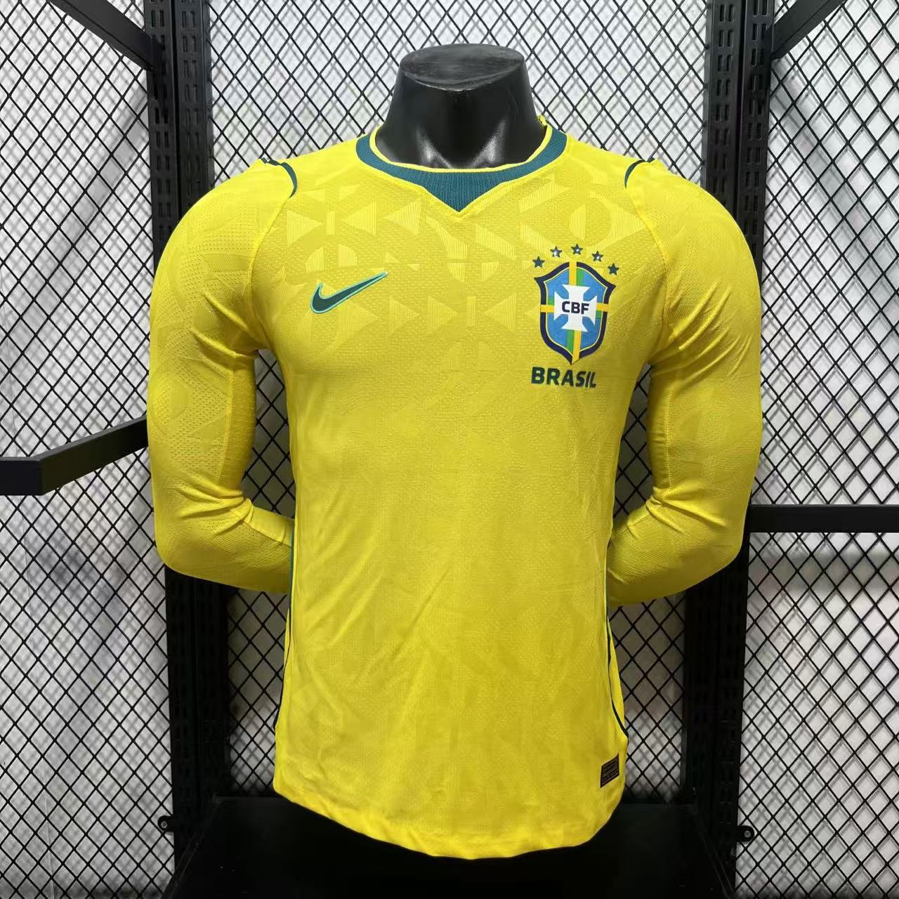 2026 Brazil home long sleeve player version S-3XL