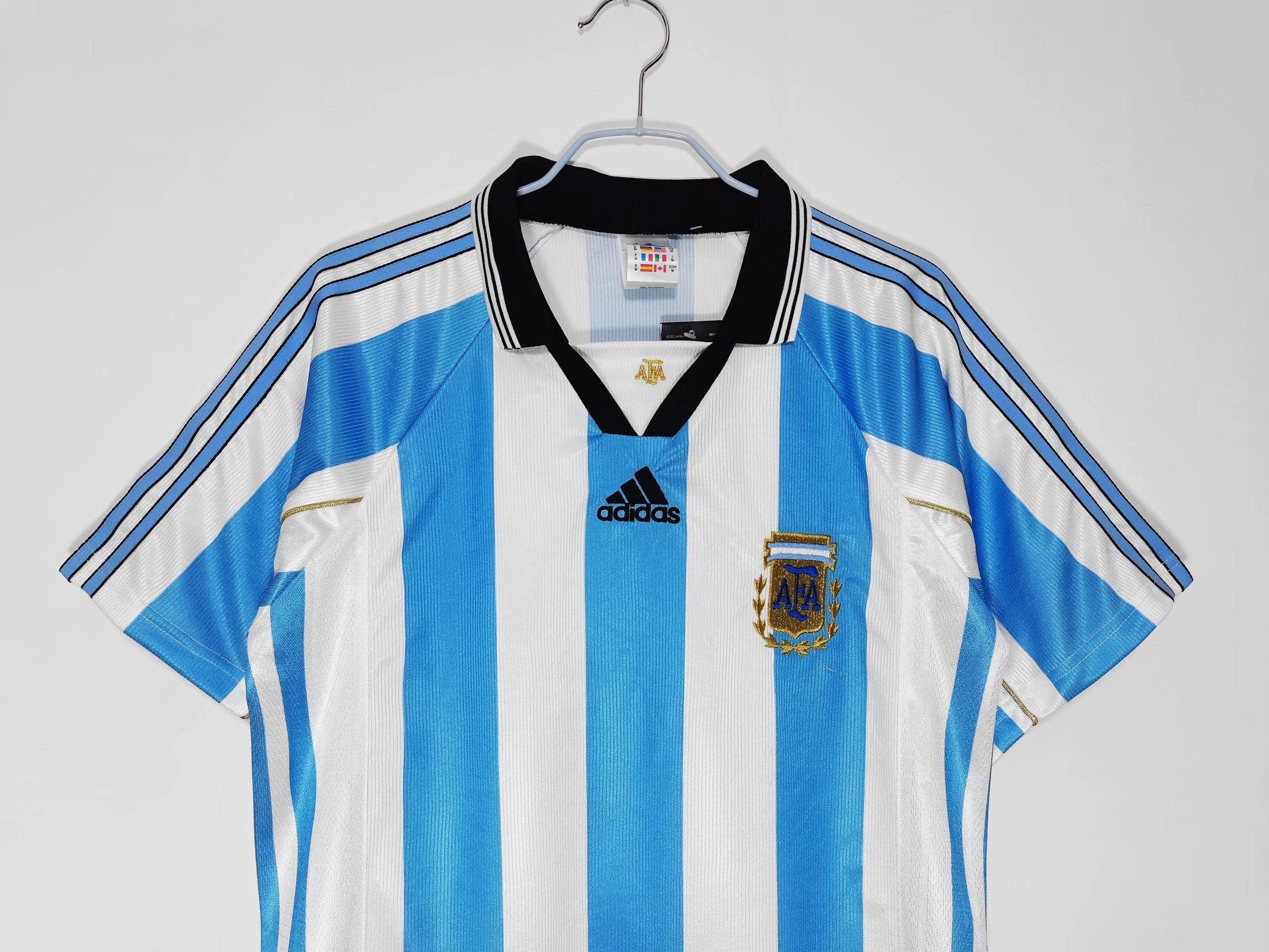 1998/99 Argentina home Retro version S-XXL